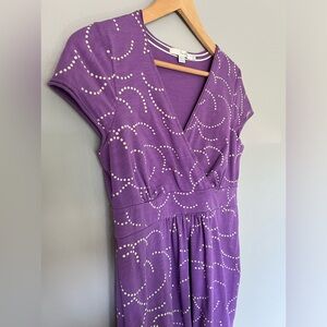 Boden Lola Faux Wrap Jersey Knit Dress, Sz 4 US